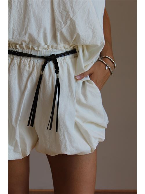 Short a palloncino con cintura DIECI MINUTI | 554813